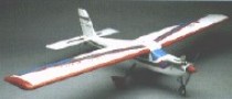 Model Aircraft kit wooden plastic Quo Vadis high wing kit